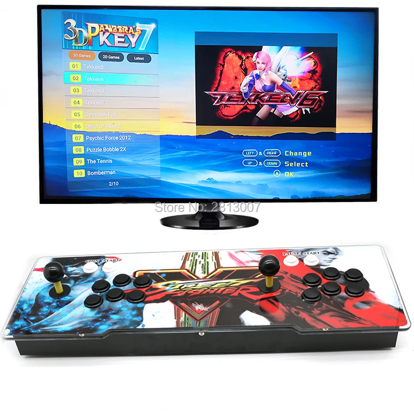 3D Pandora key 7 2650 в 1 аркадная игровая консоль 1920x1080 Full HD 2 игрока аркадная машина Поддержка TF карты, чтобы добавить больше игр - Цвет: I