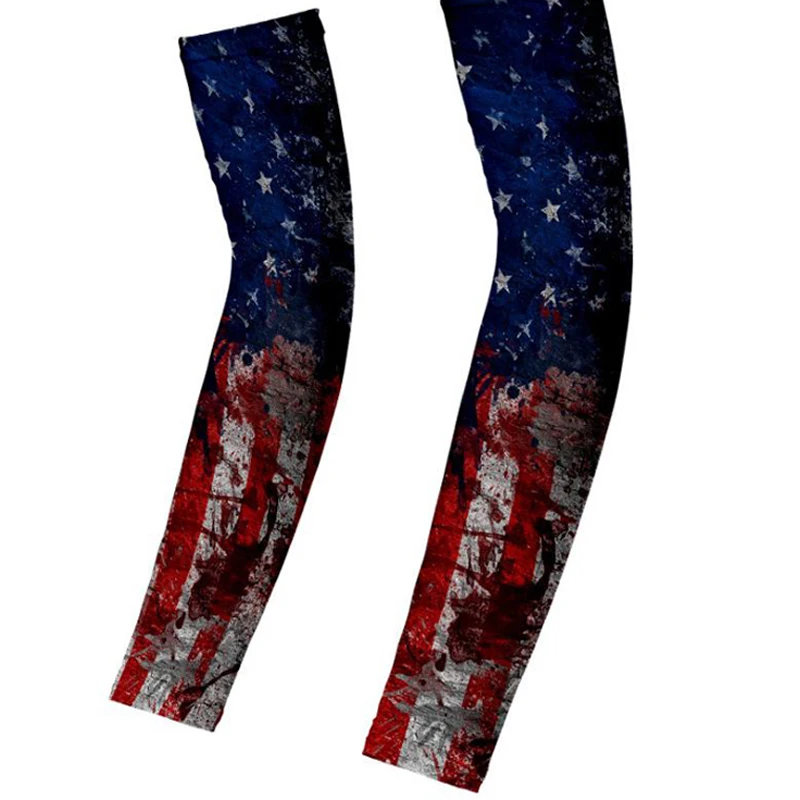 Уличные спортивные рукава 1 пара охлаждающие Компрессионные для мужчин чехол на