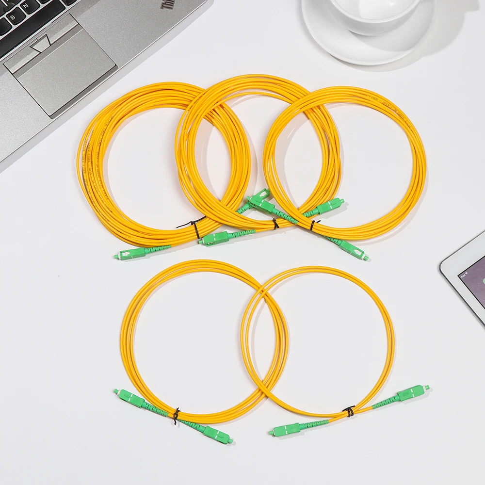 

High Quality SC/APC-SC/APC-SM 3mm Fiber Optic Jumper Cable Single Mode Extension Patch Cord 1m, 2m, 3m, 5m, 10m