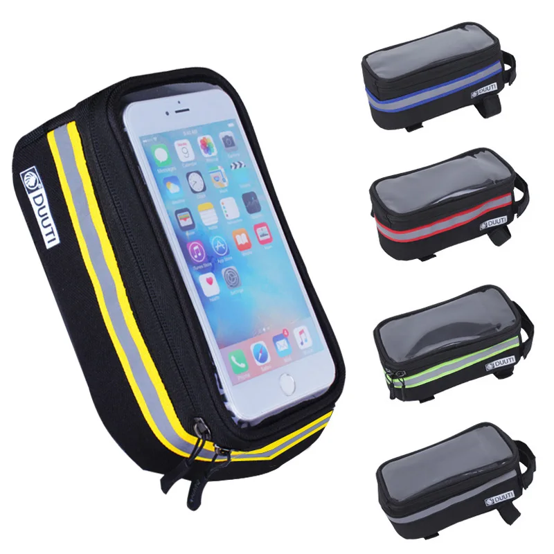 

Велосипедная сумка, нейлоновые велосипедные сумки, термополиуретановая прозрачная сумка для сенсорного экрана, двухслойная сумка для хран...