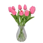 Искусственный цветок тюльпан 51020 шт., на ощупь, искусственный букет тюльпанов, поддельные для дома, подарок, свадебные декоративные цветы