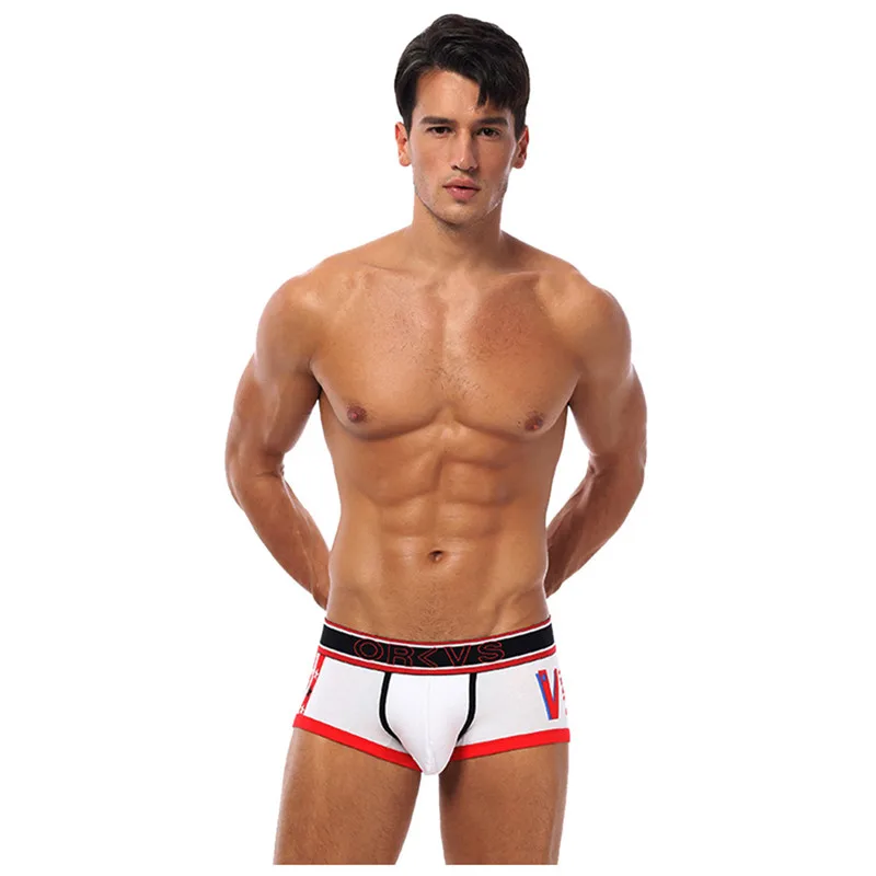 Мужские трусы боксеры сексуальное нижнее белье пенис выпуклость чехол с
