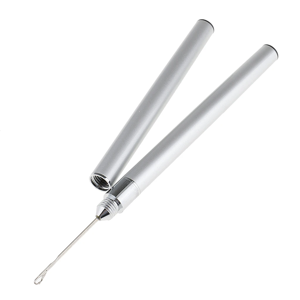 2 в 1 бусины перьевая тянущаяся петля иглы для наращивания волос инструменты