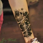 Водостойкая временная татуировка на тело 3D робот татуировки на руке наклейка s флэш-тату поддельные татуировки для мужчин