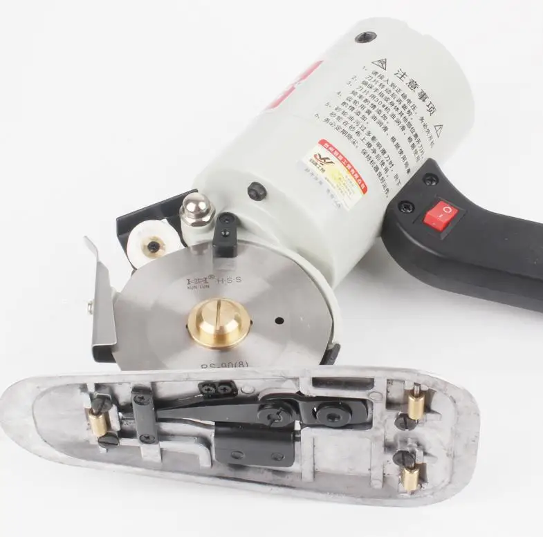 

New C-90B-1 200W Round Knife Cutting Machine, 90mm Blade for Cloth Fabric Electric Cutter 110V/220V With High Speed Steel Blade