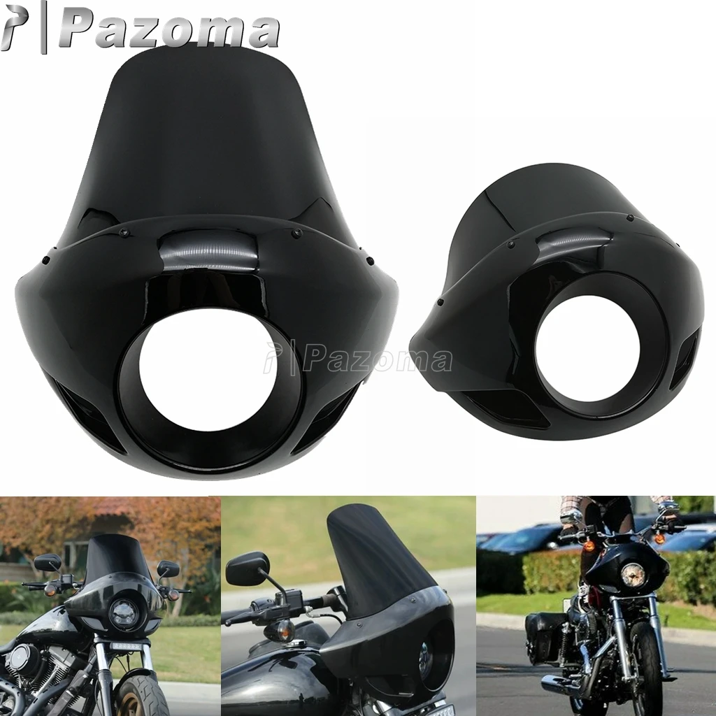 Универсальная мотоциклетная маска 5 75 дюйма передняя подвеска для Harley Sportster B10 2001