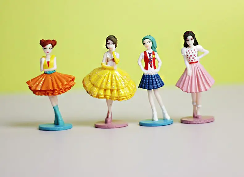Мини фигурка из ПВХ игрушка модная девушка|Игровые фигурки и трансформеры| |