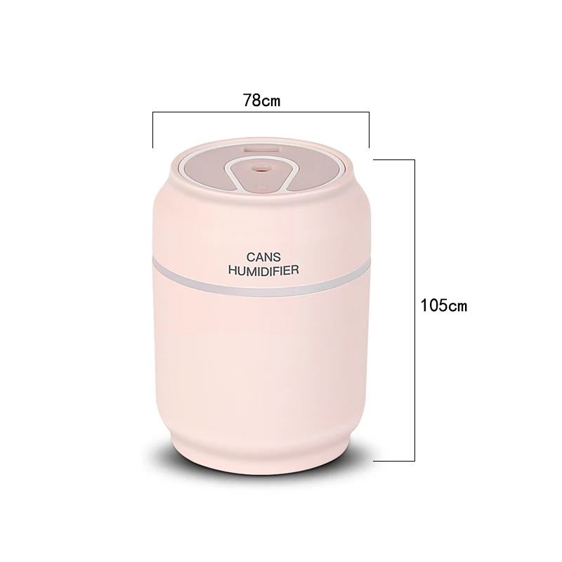 USB 200 мл банок светодиодный ночник увлажнитель воздуха ультразвуковой холодный