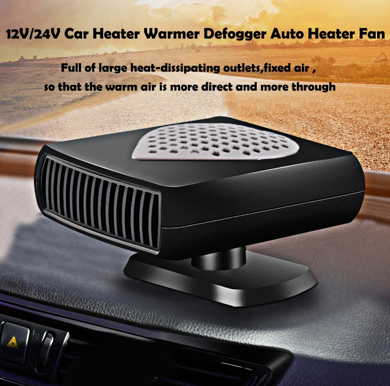 DC 24V 150W автомобильный прикуриватель обогреватель вентилятор Defroster Demister очищенная