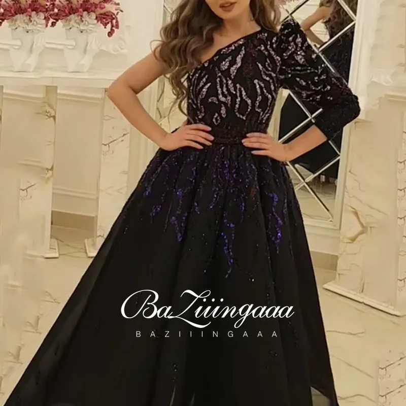 

New Elegant Woman Evening Gown Plus size slim printed long evening dress Suitable for Formal Parties