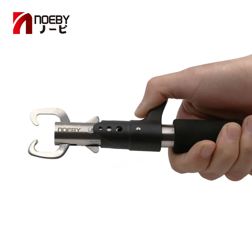 Noeby Fishing Grip Pliers Combo Stainless Steel Tools Fish Lip Grip Fish Hook Controller Adjustable with Connect Ring Tackle