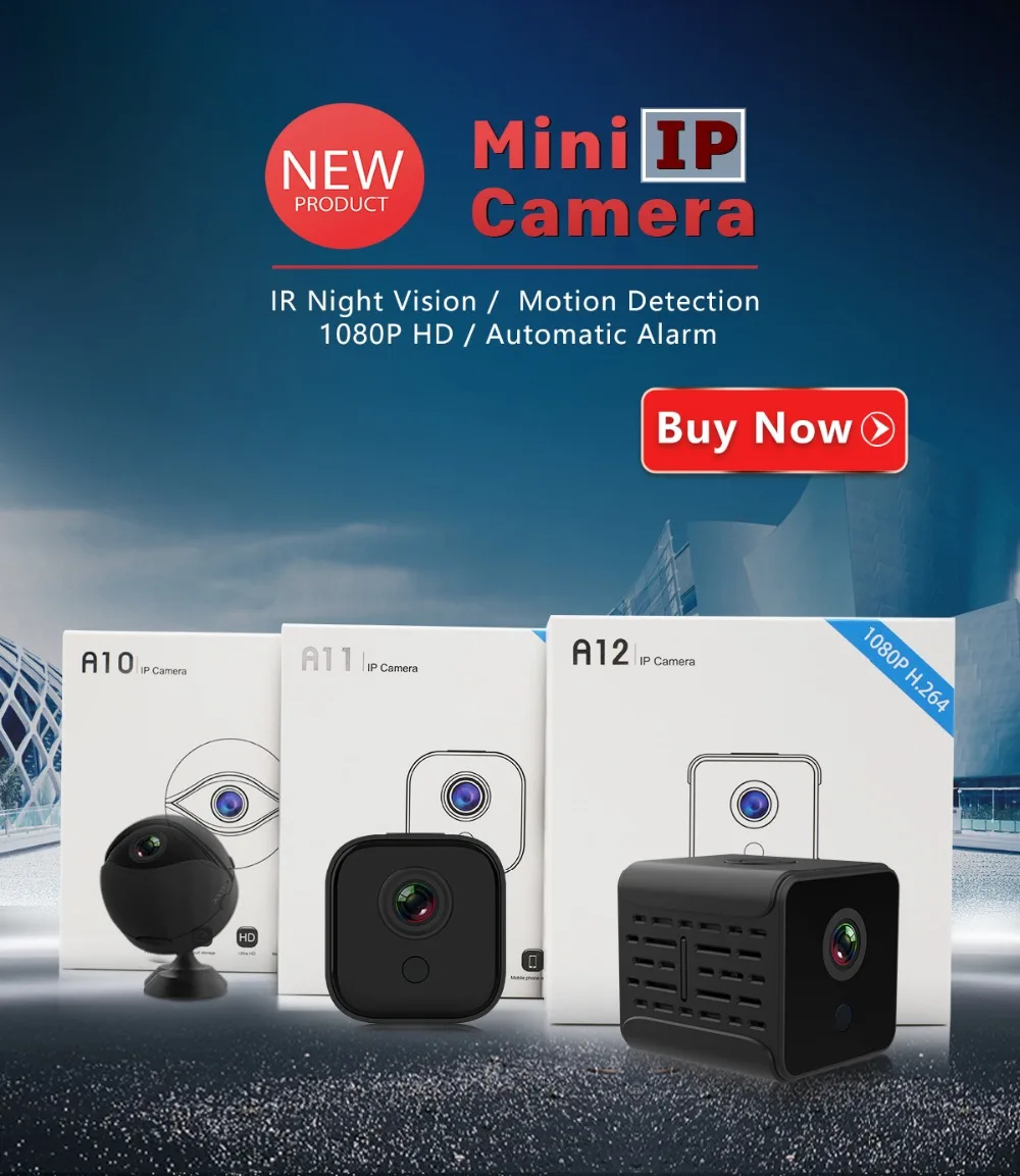 A11 A12 A10 1080P HD Wifi ip-камера ночного видения безопасности микро дома Смарт cctv детектор движения видео DVR мини видеокамера PK SQ23