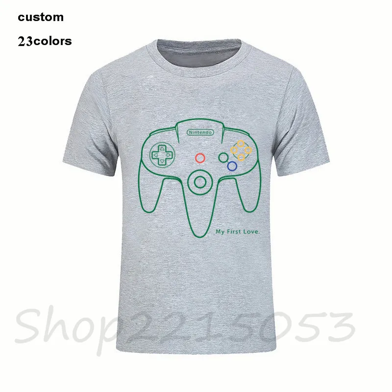 2020 Веселые винтажные Nintendo 64 контроллеры художественные мужские футболки игровые