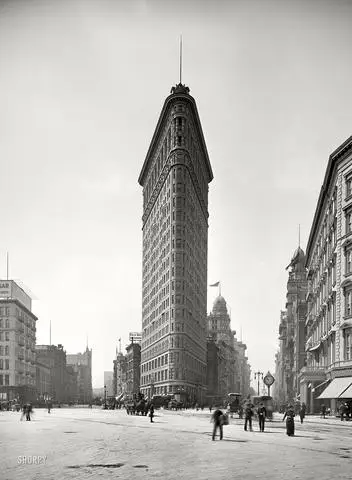 Flatiron Building 1905 постер для путешествий по городу | Дом и сад