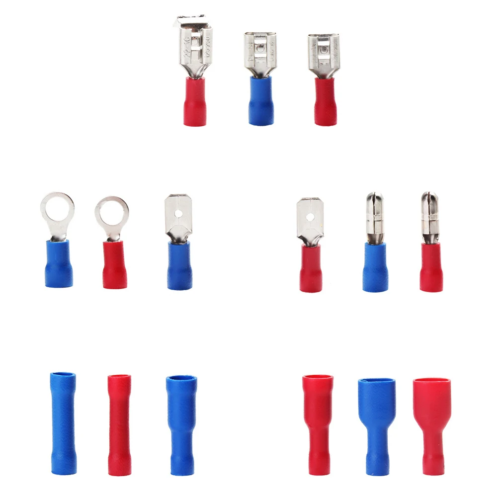 200 шт. холодной пресс-терминал набор с коробкой изолированные клеммы кольцом