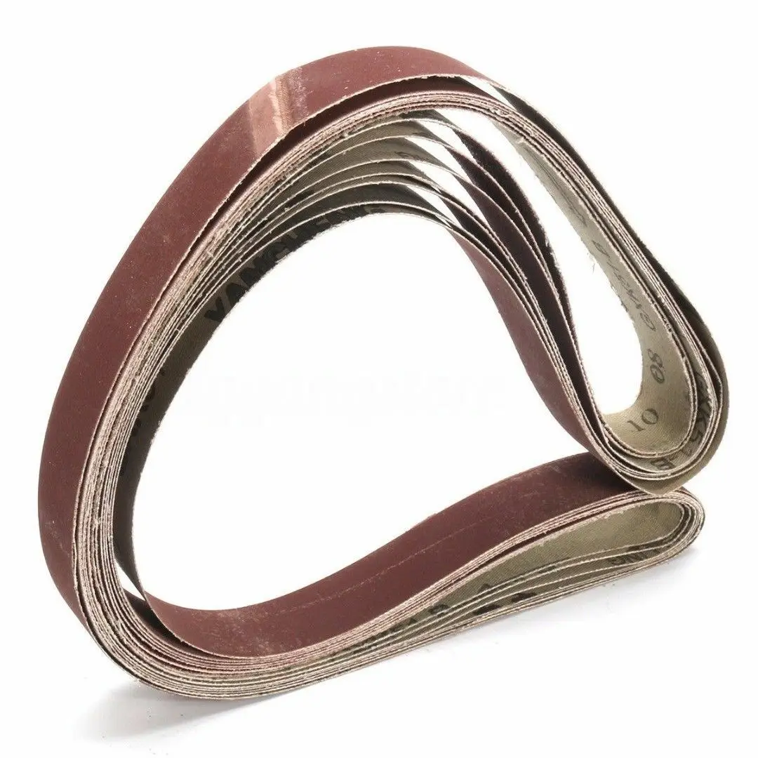 

7 шт. абразивных ремней 80/150/240/320/400/600/1000 используются в абразивных зернах, широко используемых при шлифовании variou