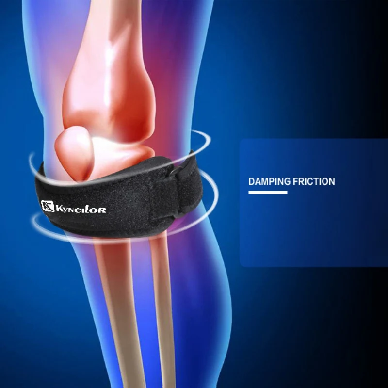 

Patella Knee Tendon Strap Protector Guard Support Adjustable Knee Pad Belted Sports Knee Brace Keenpads Outdoor Sports Safety