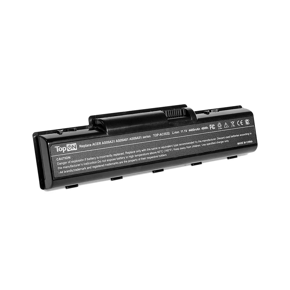 Аккумулятор TopON TOP-AC5532 для Acer Aspire 4732 5334 5516 eMachines D525 D725 E525 Series p/n: AS09A31 AS09A41 AS09A51 - купить