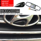 Автомобильный CCD-монитор для камеры Sony и монитора с логотипом переднего вида для Hyundai Elantra Verna Celesta MISTRA SONATA Ix35 Ix25 Tucson Santafe