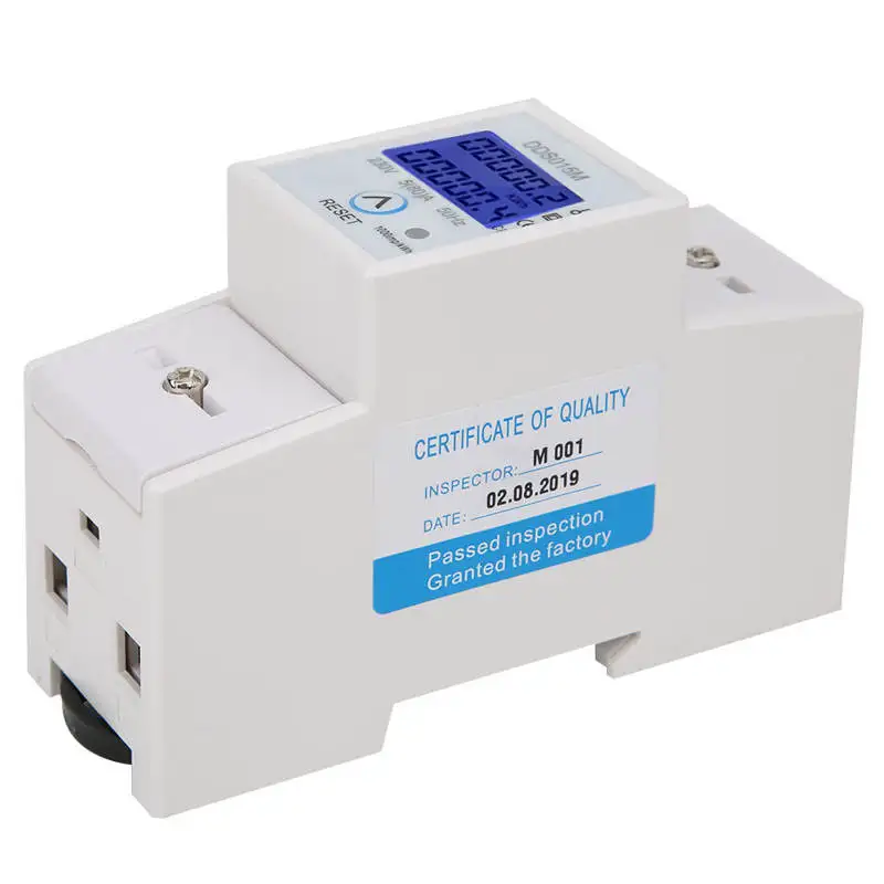 Счетчик энергии DDS015M ватт-час цифровой прибор для измерения уровня Дисплей