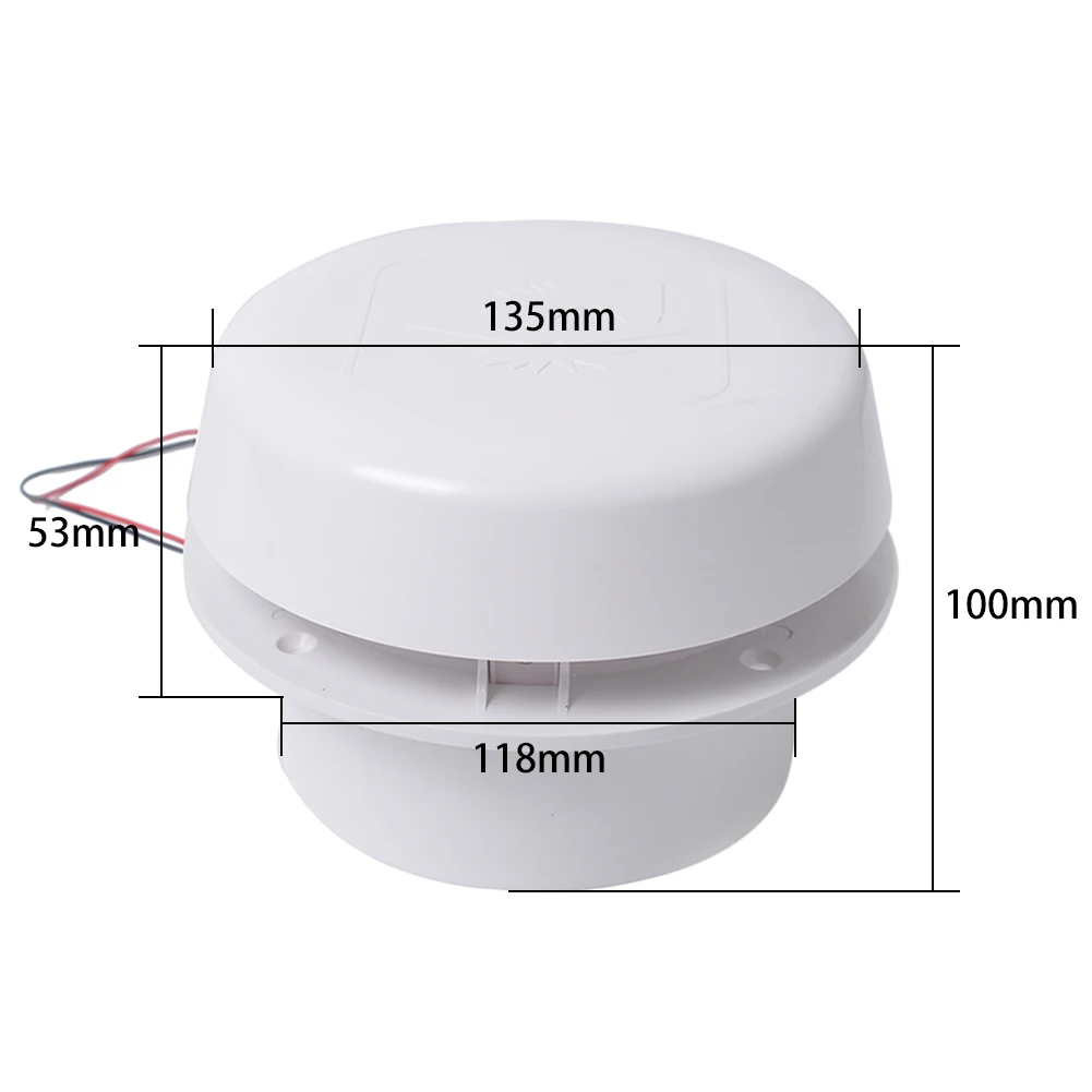 

Hot Sale 12V Trailer Roof Mushroom Head Silent Fan Suitable For Campers And Travel Trailers Quickly Deliver Roof Fan Accessories