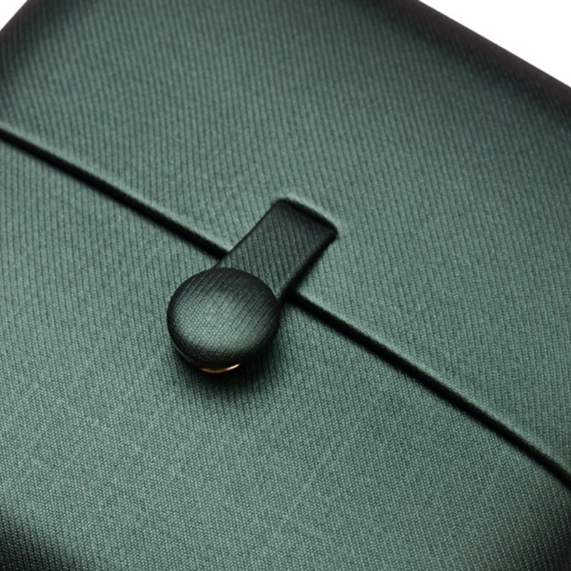 

Newest Green Packaging Box Leather Jewelry Box Pendant Bracelet Gift