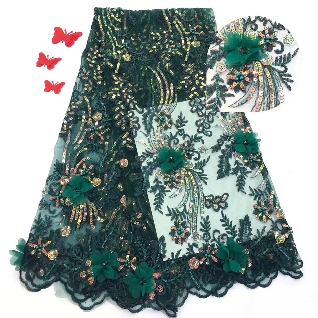 Новое поступление 100% хлопок нигерийская африканская сухая кружевная ткань с