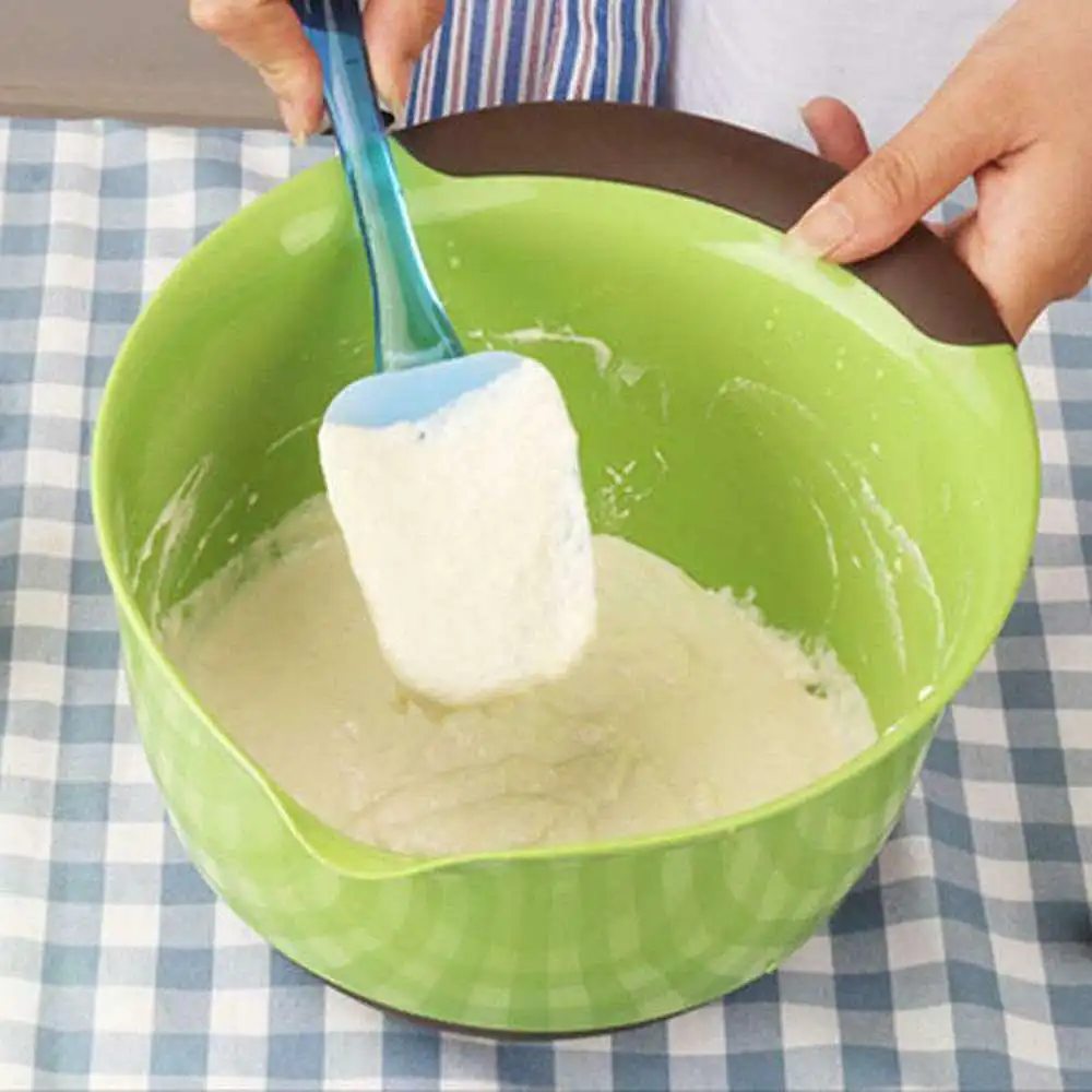 Набор из 3 шт. силиконовых шпателей шпатель для масла крема торта инструмент