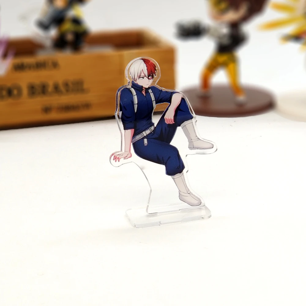 

Мой герой Todoroki шото маленькая фигурка на акриловой подставке модель пластина Держатель торт Топпер японского аниме