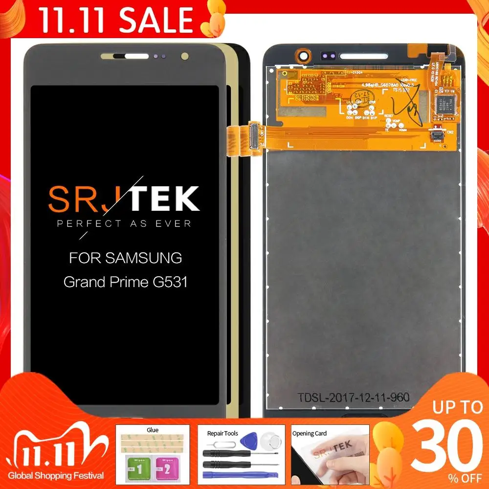 ЖК дисплей 5 дюймов для Samsung Grand Prime G531 G531H G531F сенсорный дигитайзер сенсорное