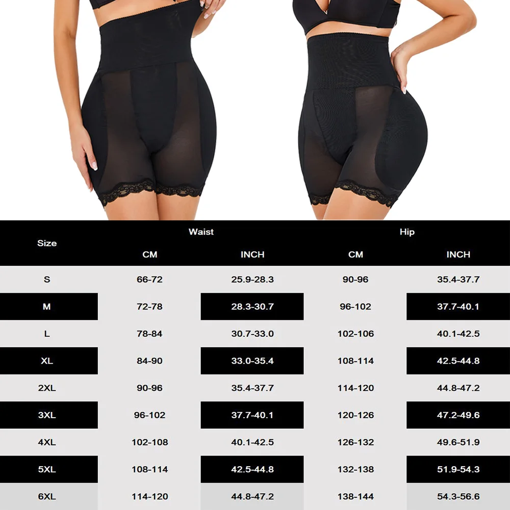 Butt Lifter Hip Enhancer Padded Shaper Control Panties Pads Seamless Push Up Buttock Shapewear for Women Underwear Body Shaper