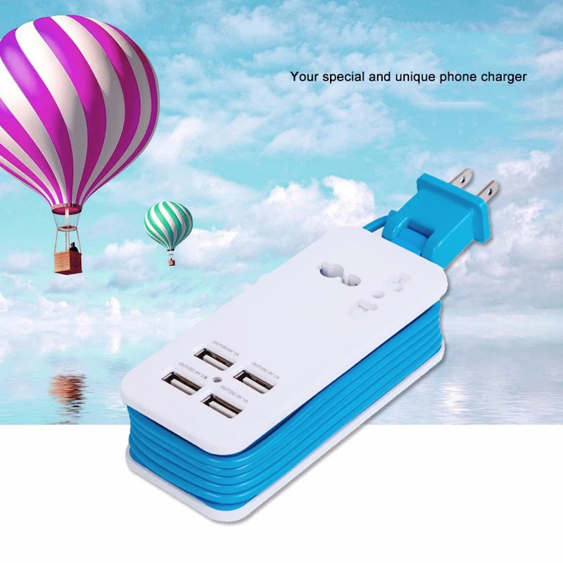 Евророзетка с USB-разъемом для дома 4 Usb-разъема 5 В 220 А универсальная розетка