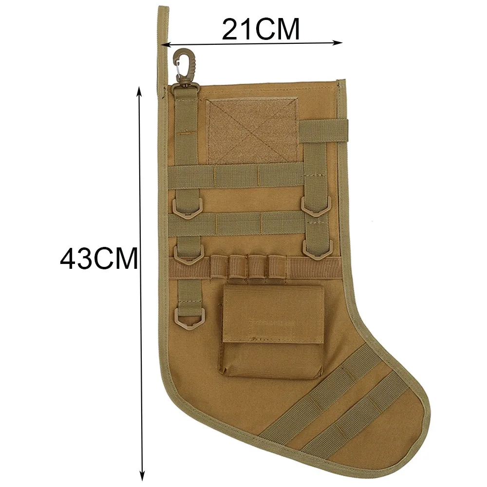 Новая подвесная Тактическая Molle Рождественская сумка для чулок дамская