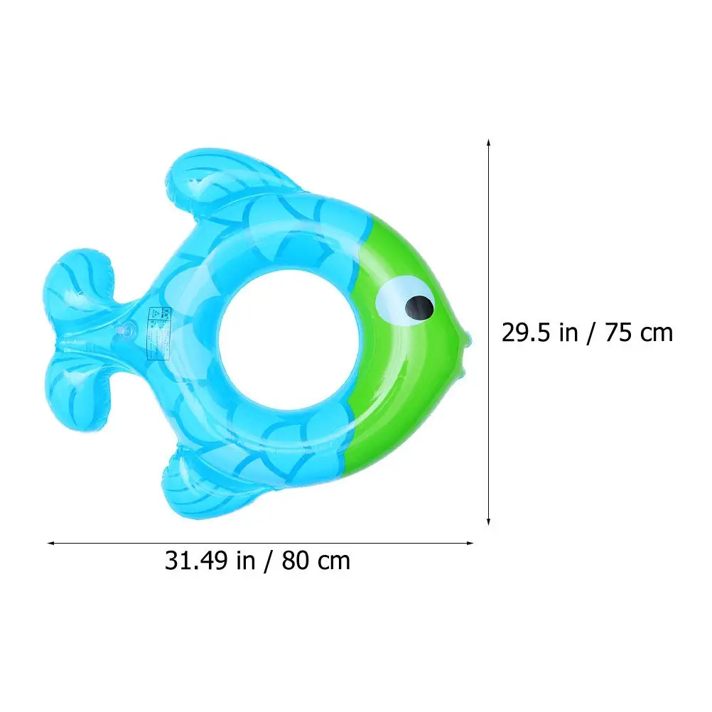 

2pcs Tropical Fish Water Rings Inflatable Kids Swimming Rings Floating Rings