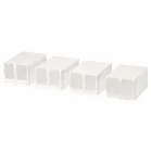 4 шт., коробки для хранения обуви, органайзер для нижнего белья, носков, бюстгальтеров