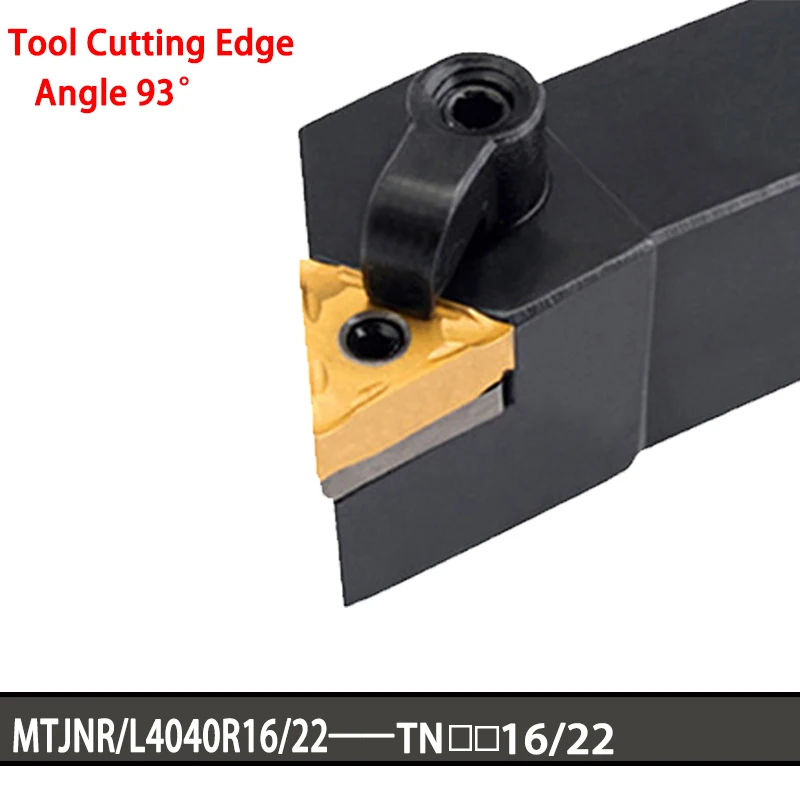 

CNC Tool Bar MTJNR4040R16 MTJNR4040R22 MTJNR MTJNL TNMG Carbide Inserts Cylindrical Turning Tool The Square Cutting