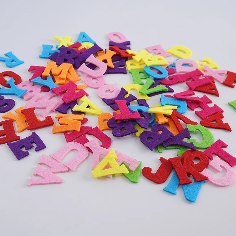 Войлочная ткань с цифрами 50 шт./лот Материалы для творчества Нетканая