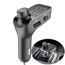 Bluetooth 5.0 AUX Receiver Car MP3 Player FM Transmitter Dual USB Car Charger USB Flash Drive / TF Card Lossless Music Play