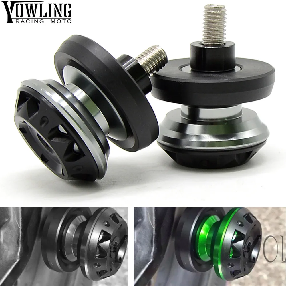 Аксессуары для мотоциклов, катушки с подвижным рычагом, ползунок 6 мм, 8 мм, 10 мм, винты с подставкой для Kawasaki VERSYS 650 ZG1000 конкурс ZRX1100