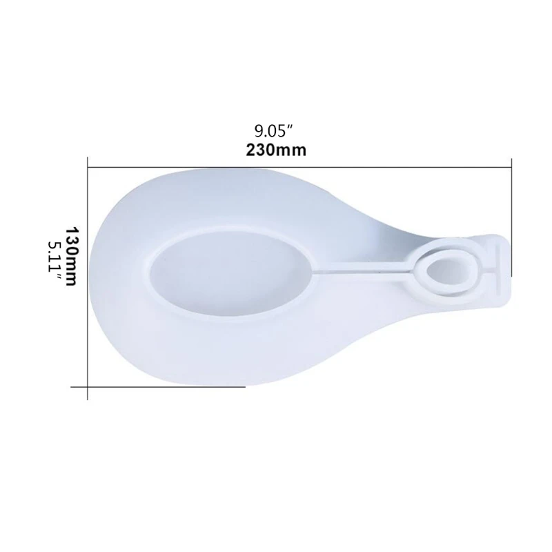 

Spoon Holder Resin Mold Rolling Tray Kitchen Utensil Jewelry Holder Silicone Mould DIY Crafts Fruit Candy Plate Tool