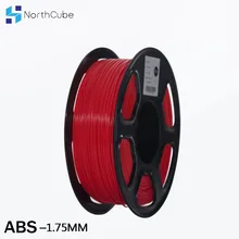 ABS filament 3D printer filament 1.75mm 1kg Printing Materials  3D Plastic Printing Filament  Red