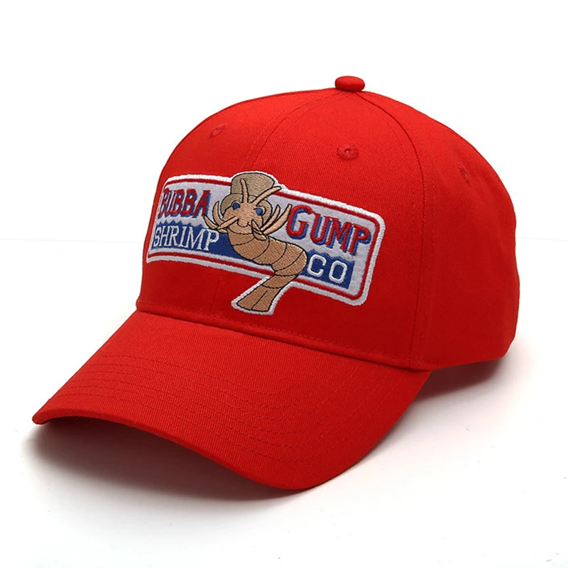 Модная бейсболка с вышивкой. 1994 Bubba Gump креветки ко. Форрест Гамп костюм вышивкой