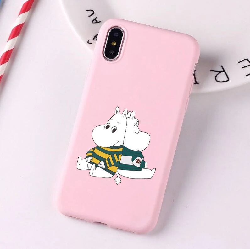 FHSR-24046 Cute Moomin TPU candy Soft Phone Case For huawei p30 pro p30 lite p20 pro p10 mate 20 p10 lite honor 9 lite - Цвет: FHSR-24046