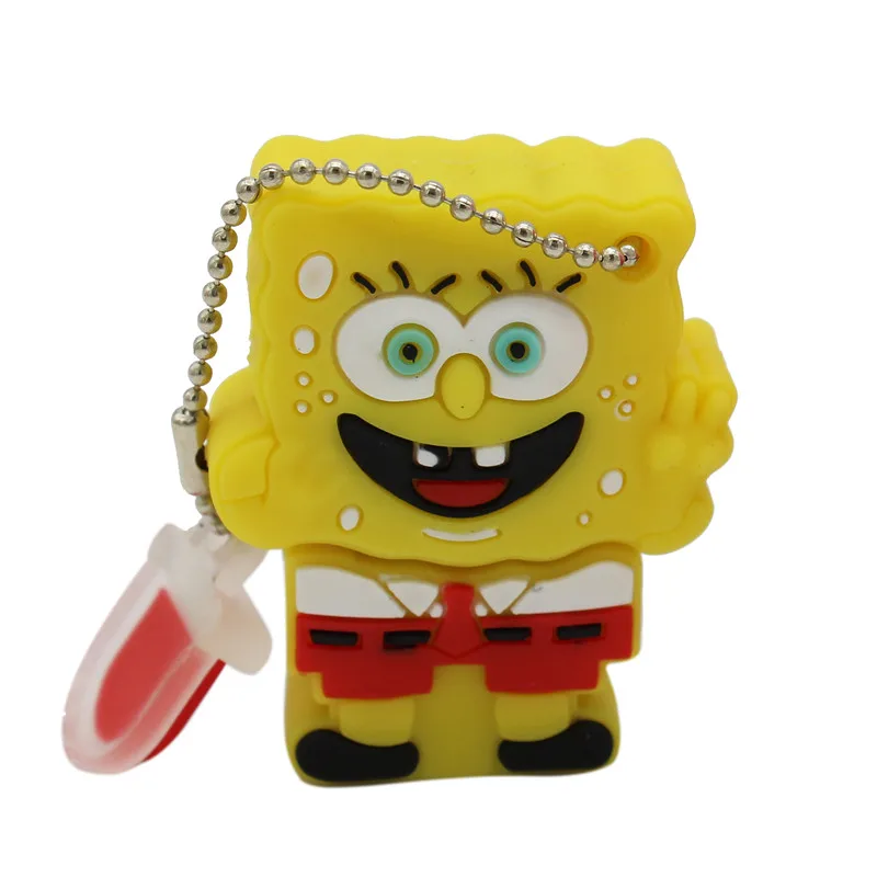 Yellow USB флеш-накопитель с надписью ME с героями мультфильмов, 64 ГБ, USB флеш-накопитель Губка Боб, 4 ГБ, 8 ГБ, 16 ГБ, 32 ГБ, флешка, Usb 2,0 - Цвет: Yellow