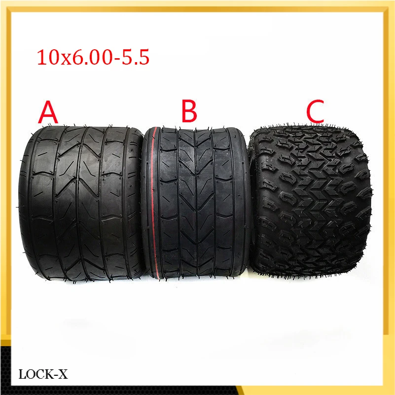 

10'' Widened Vacuum Tyres 10x6.00-5.5 Electric Scooter Motor Special Tyre 10*6.00-5.5 For Small Motorcycle Tubeless Tire