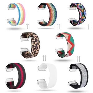Модный нейлоновый ремешок с принтом для Samsung Galaxy Watch Active2 GearS3, ремешок на запястье, мягкая эластичная лента, регулируемый ремешок для замены