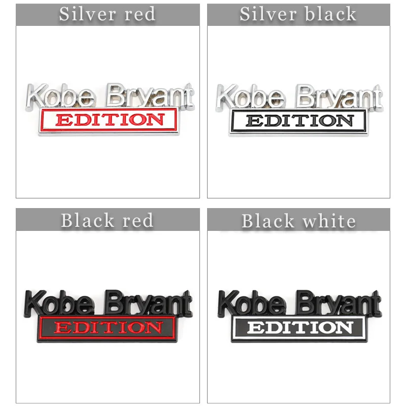 3D Коби Брайант Металлическая Автомобильная наклейка решетка для Jeep Compass Patriot Renegade