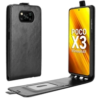 for poco x3 pro case flip leather cases for poco x3 x3 nfc high quality vertical wallet leather case for xiaomi poco x3 pro