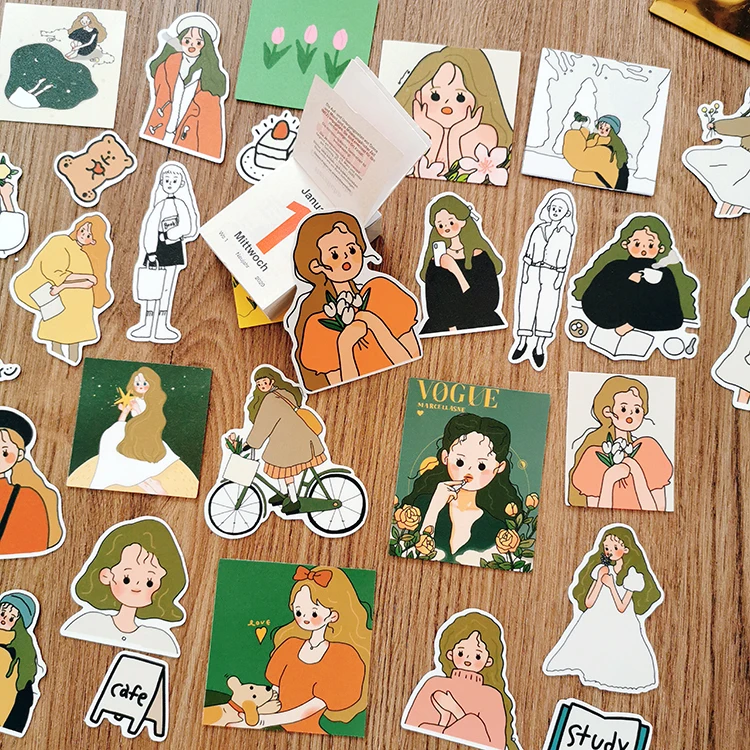 Наклейки для скрапбукинга 40 дюймов шт./пакет | Канцтовары офиса и дома