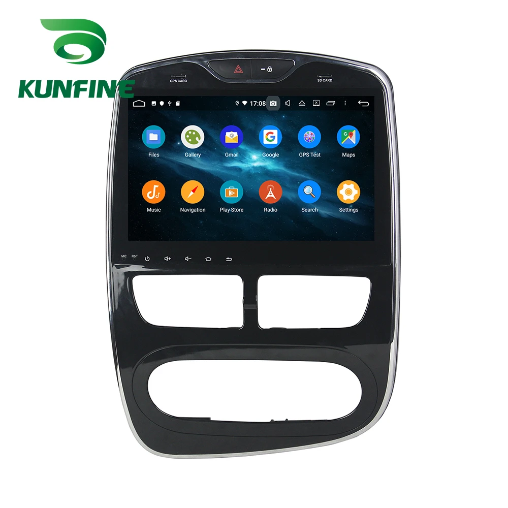 Android 9,0, Восьмиядерный, 4 Гб ОЗУ, 64 Гб ПЗУ, автомобильный DVD, gps, мультимедийный плеер, стерео, без Дека, для Renault Clio, радио, wifi